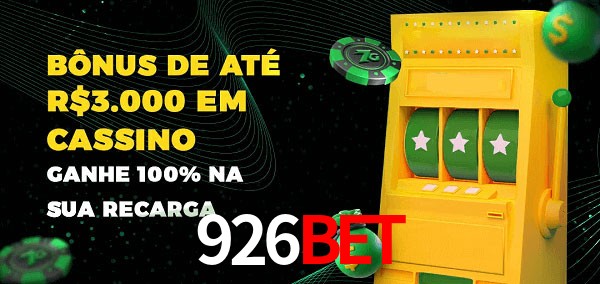 926bet melhor bônus de depósito